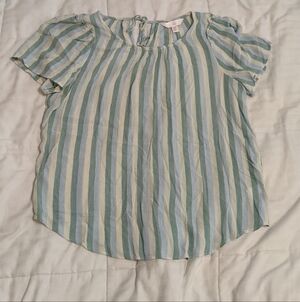 Lauren Conrad pretty light weight striped top Extra Small